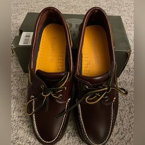 Leather Timberland Boat Shoes